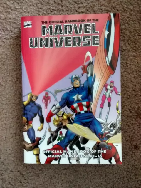 THE ESSENTIAL MARVEL UNIVERSE Vol. 1- M. Beazley, '08 1st PB Print *Issues #1-15