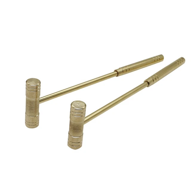 Petit marteau en laiton 175 mm poignée détachable marteau outils à main multi