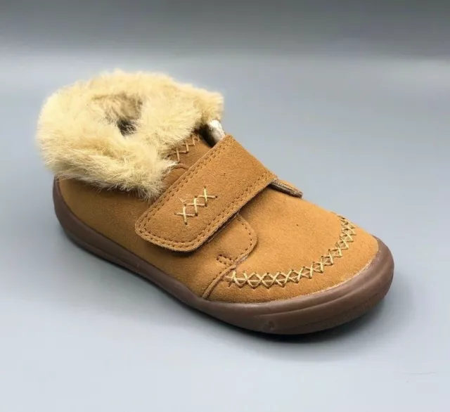 NEW CLARKS DOODLES Cuba Enzo Inf Girls Tan First Slippers Shoes UK 7 G 14.99 PicClick UK