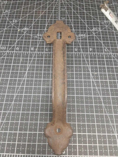 9" Thumb Latch Screen Door Handle Pull old Barn rustic iron vintage B19s7