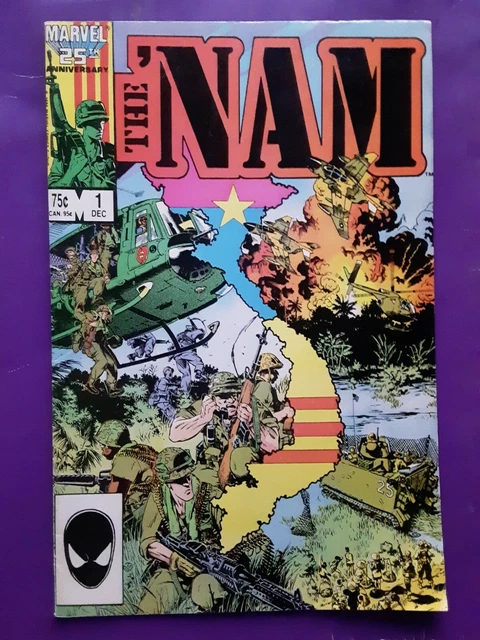1986 THE 'NAM #1 Marvel Comics War Michael Golden cover & story art VG+ 4.5