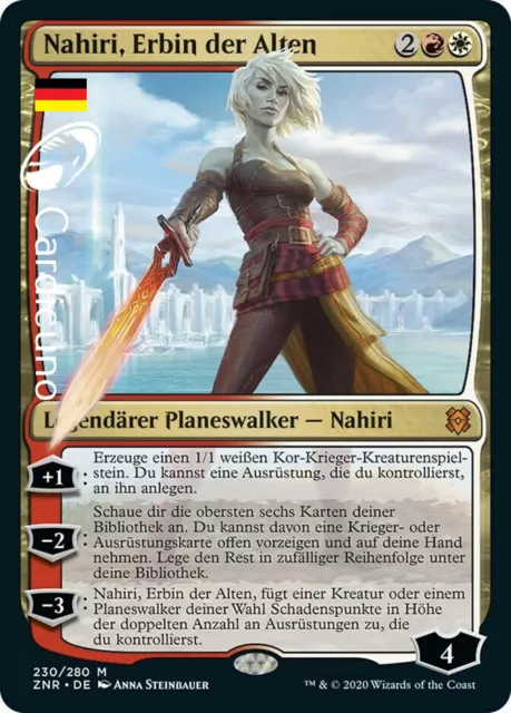 Nahiri, Erbin der Alten Foil Deutsch Mythic Planeswalker Nahiri MTG