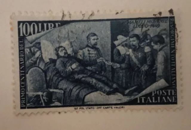 Italy Stamps 1948 - Centenary of 1848 "Rising Again" Revolution - Yt:IT 529