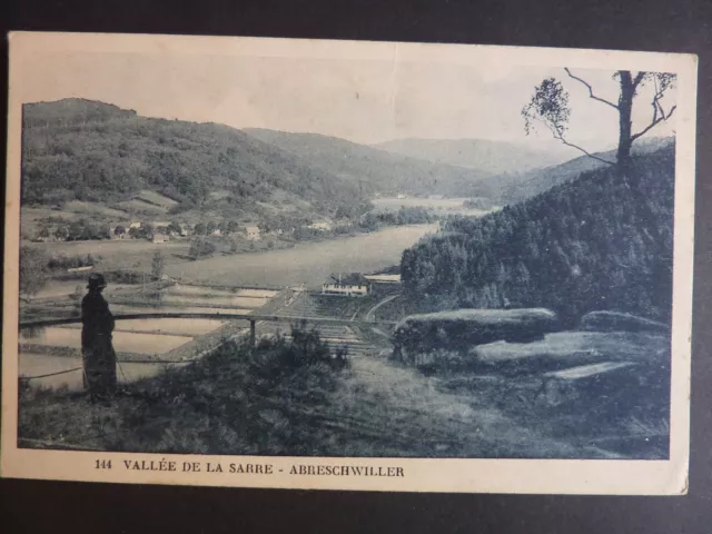 ABRESCHWILLER  Moselle CPA 57 vue generale 3 vallée de la sarre