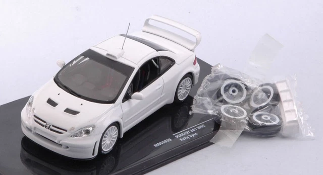 IXOMODELS - Voiture de couleur blanche – PEUGEOT 307 WRC - 1