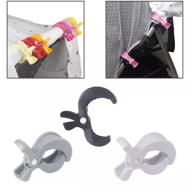 Baby Stroller Clip Multipurpose Pram Toy Holder for Mittens Hats Burp