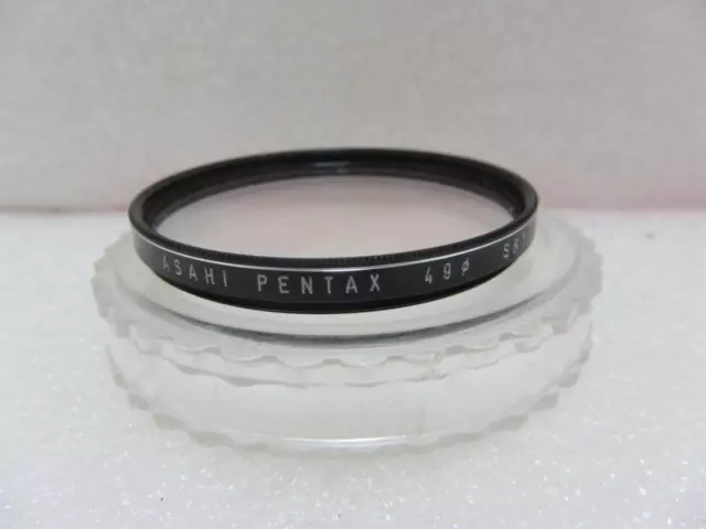 Genuine Minolta Asahi Pentax Circular Skylight Filter SMC 49mm (Cased)