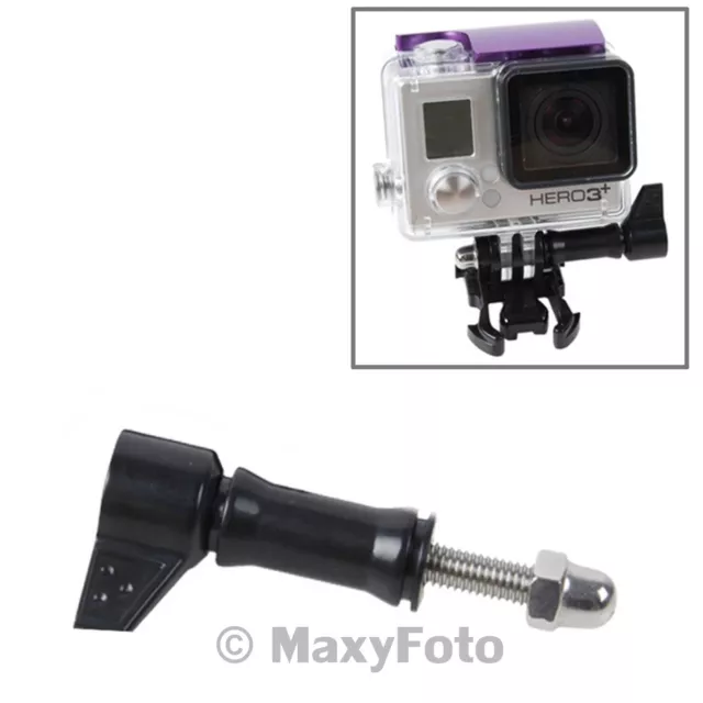 Maxy Set 1X Vite Bullone Pomello Fissaggio Hr213 Black Per Action Cam 0006F5A