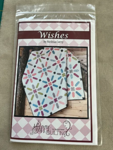 Wishes quilt pattern Melissa Corry Happy Quilting