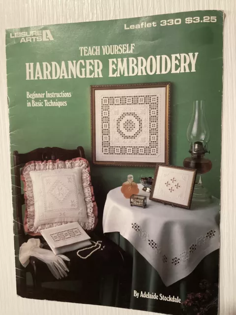 Leisure Arts Booklet 330 Teach Yourself Hardanger Embroidery Adelaide Stockdale