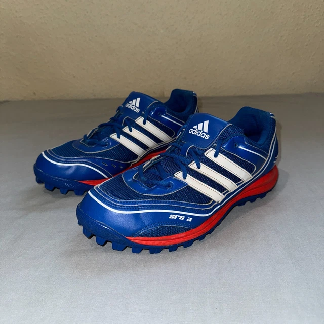 ADIDAS SRS 3 Men Hockey Trainers Size UK 9 Blue Red Shoes Astro Boot Very Good 13.99 PicClick UK