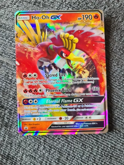 Ho-Oh GX Rainbow Rare SM 80 Black Star Promo