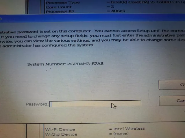 Unlock bios password Dell INSPIRON 5459,Latitude E7470,Dell Latitude 5591,E7A8