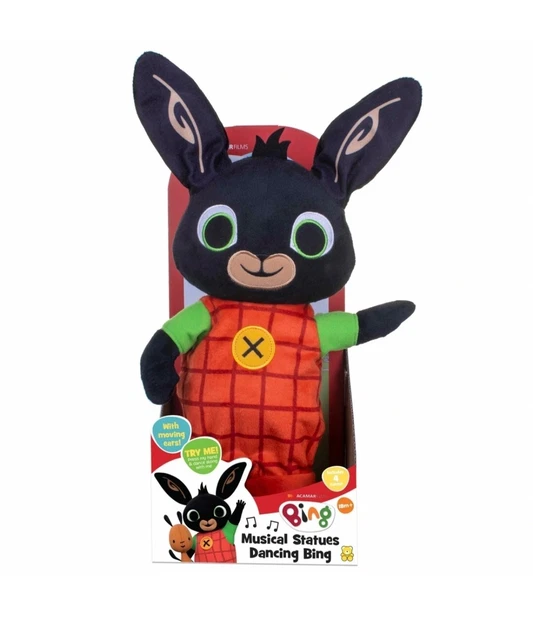 NEW CBEEBIES BING Musical Statues Dancing Bing Interactive Soft Toy