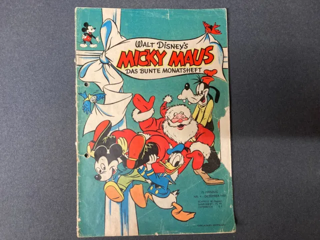 Ehapa: MICKY MAUS Comic Heft 4 von 1951  [6800]