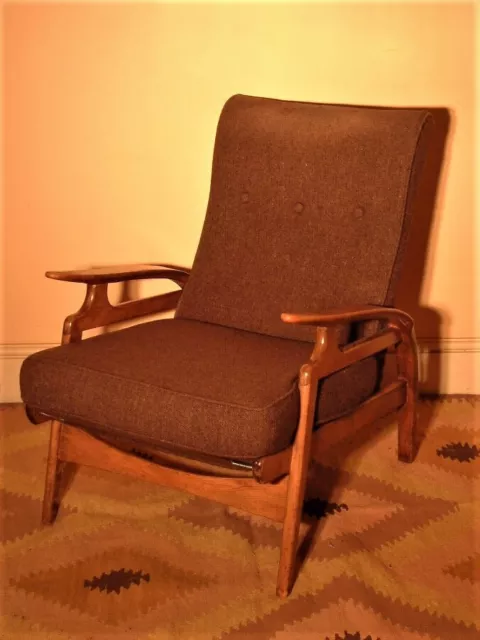 Vintage Rare model late 1950s retro arm chair by Beautility