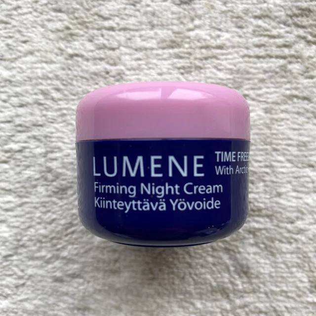 SEALED Lumene Time Freeze Firming Night Cream Intensive Overnight Repair 0.5oz