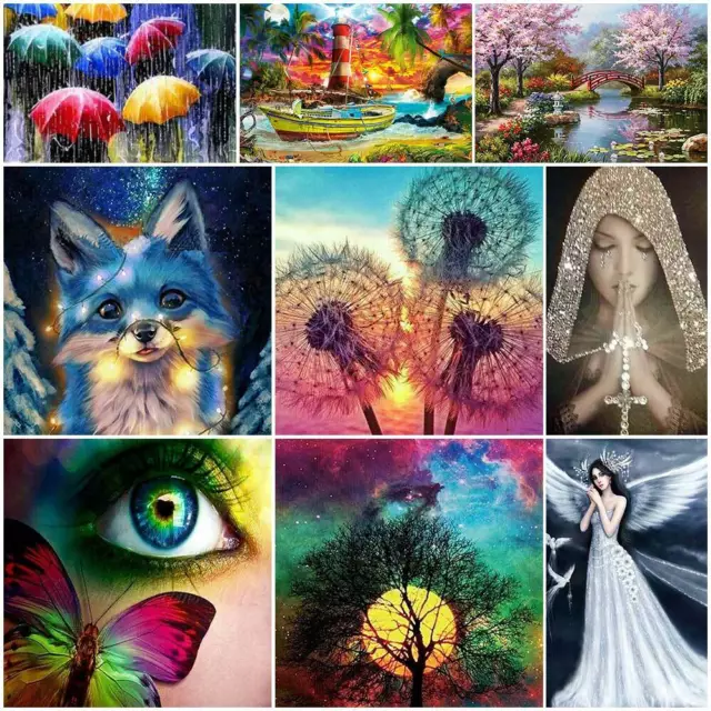 5D DIY Diamond Painting Drill Embroidery Kits Art Cross Stitch Decor Gifts Mural