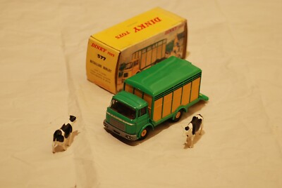 Dinky Toys Berliet 577 – Betaillère Avec Vaches, Boîte Quasi Neuve