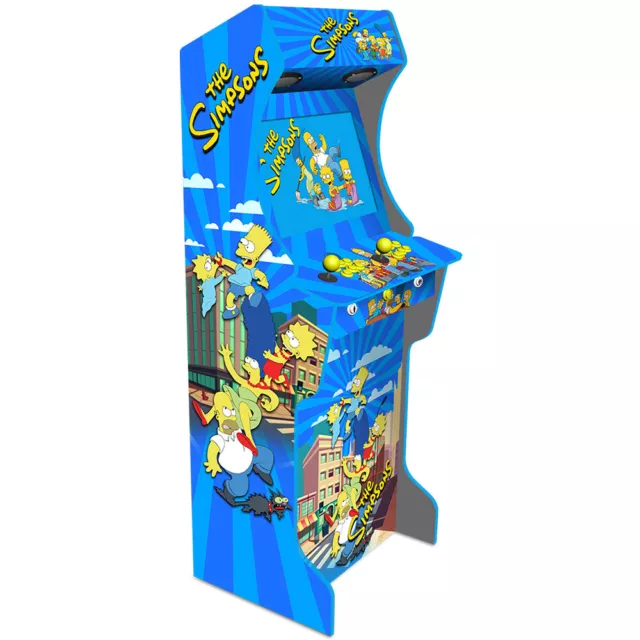 AG Elite 2 Player Arcade Machine - Includes Pinball Games -The Simpsons Theme