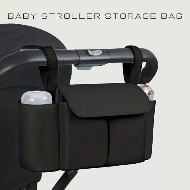 Stroller Organizer Bags Mummy Large Capacity Travel Hanging Bag Bottle Holder