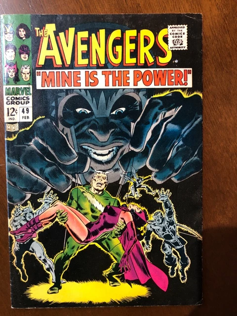 The Avengers #49 (1968) Marvel- Magneto, Scarlet Witch, Quicksilver