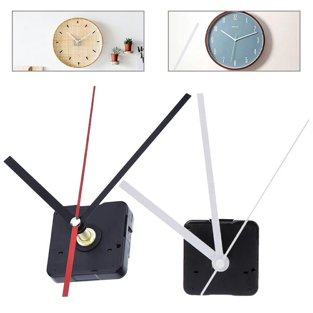 Mécanisme D'Horloge à Quartz Silencieux - Kit De Réparation Horloge Murale/Table, Balayage Silencieux, Axe 8-31 Mm (20 Mm Inclus)