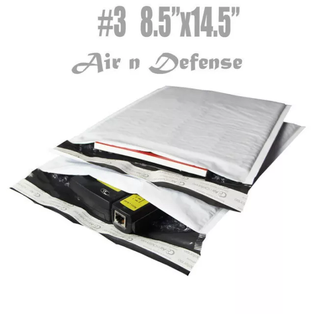 200 #3 8.5x14.5 Poly Bubble Padded Envelopes Mailers Shipping Bags AirnDefense