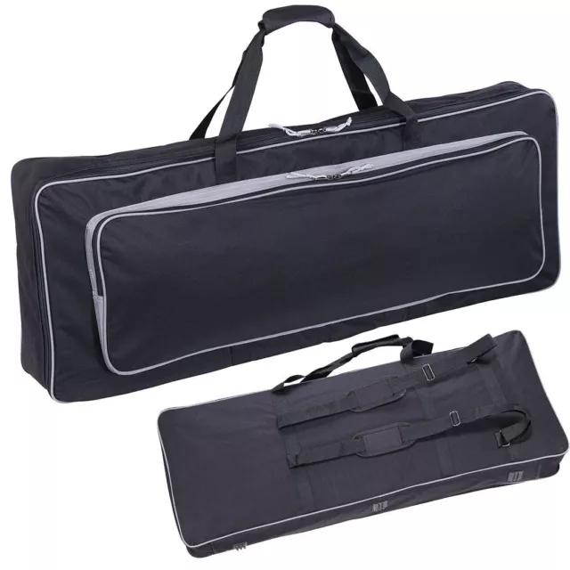 SB14 Zaino Borsa Imbottita Tastiera 49/61 Tasti Custodia (93x33x11cm) con Tasca