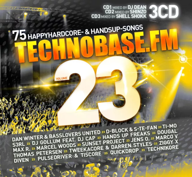 CD TechnoBase.FM Vol.23 von Various Artists 3CDs