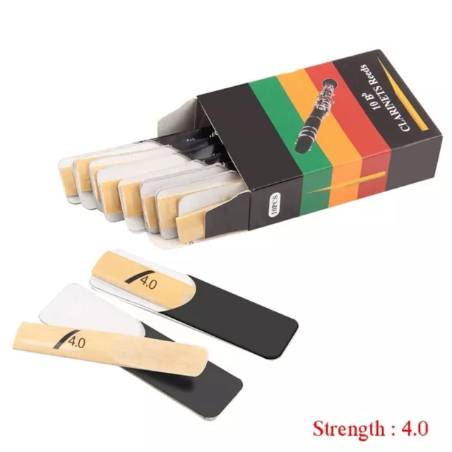 10 Pcs Bb Clarinet Reeds Traditional Reeds for Clarinet Beginner and Player