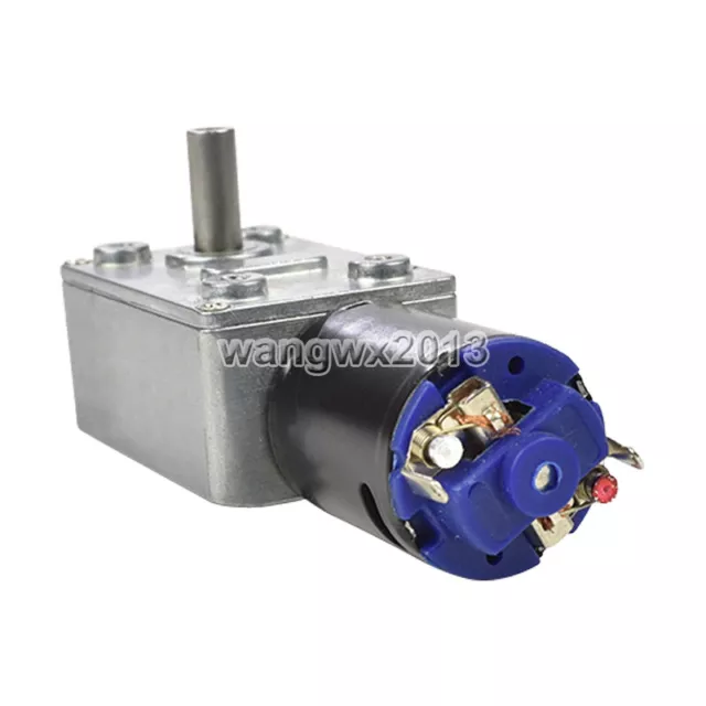 1pcs DC6V 12V 24V JGY370 Low Speed Self Locking Turbine Worm DC Reduction Motor#