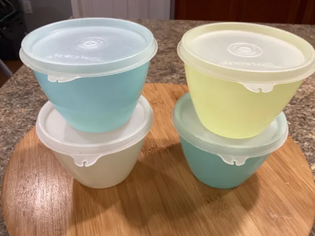 Vintage Tupperware 148/215 series Snack/Refrigerator bowls/lids – 8 pc -  household items - by owner - housewares sale