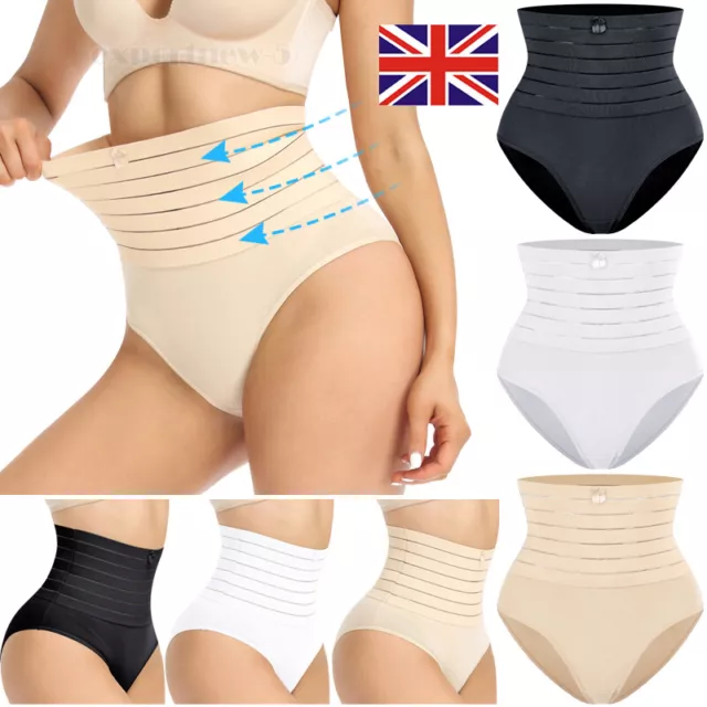 Women Compression Belly Shaping Pants High Waist Lace Panties Slim Body  Shaper