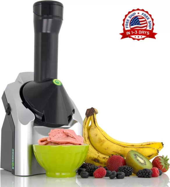 Maquina para hacer helado de fruta congelada sin lacteo saludable 36 recetas NEW