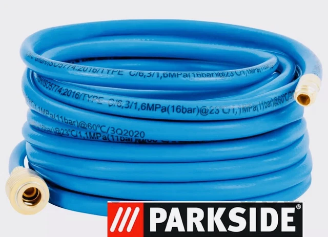 Tuyau Polyuréthane Air Comprimé 5,5x8 Mm - Lot De 10 Mètres, Bleu, 9 Bar, -15°C à +65°C - 7