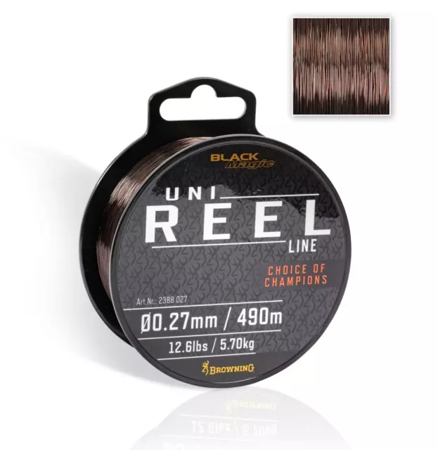 Browning Black Magic Uni Reel Line versch.Stärken 0,17 mm- 0,27 mm Großspulen