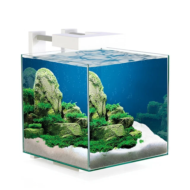Ciano Shrimp Aquarium Tank NEXUS 15 with CF40 Internal Filter Led Lighting 14.5L