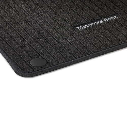 Textil-Fußmatten Set Für Mercedes C-Klasse W203 (2000-2007) - 4-tlg., Schwarz