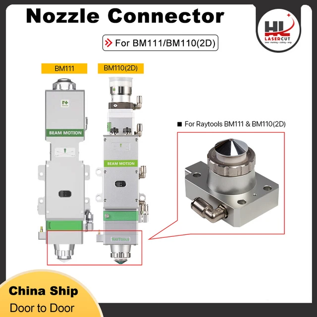 Fiber Laser Nozzle Connector for Raytools Laser Cutting Head BM111/BM110(2D)