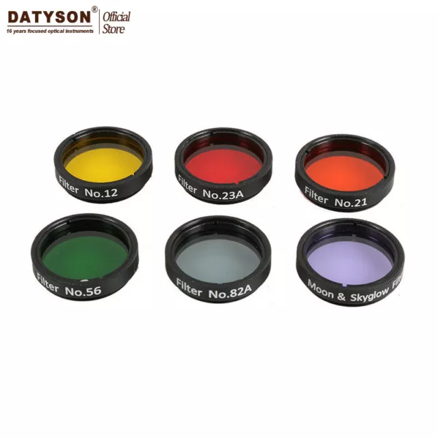 1.25" Astro Filters for Astronomical Telescopes Ocular Lens Planets Nebula