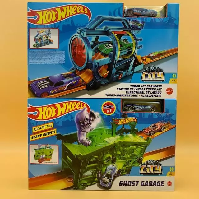 Pista Hot-Wheels City Drive Thru do Hamburguer - Mattel HDR26 - Arco-Íris  Toys