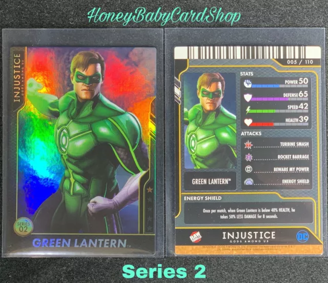 Injustice Arcade GEM MINT Series 2 Card 5 Green Lantern Holofoil