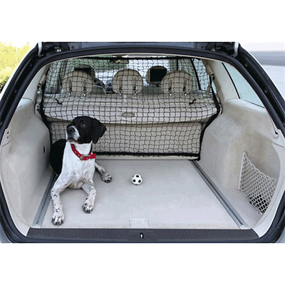 Rete Auto per Cani Griglia divisoria Universale Auto per Trasporto Animali Lunghezza regolabile 90-155 cm Pujuas Poggiatesta Auto per Cani 