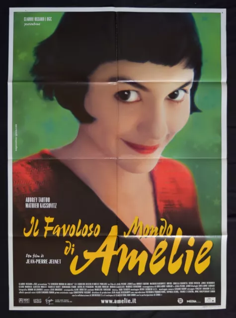 manifesto IL FAVOLOSO MONDO DI AMELIE tautou jeunet kassovitz poulain A154