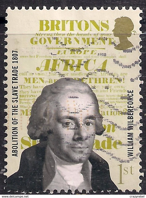 GB 2007 QE2 1st Bic. Of Abolition Slave Trade used stamp  SG 2728  ( E1419