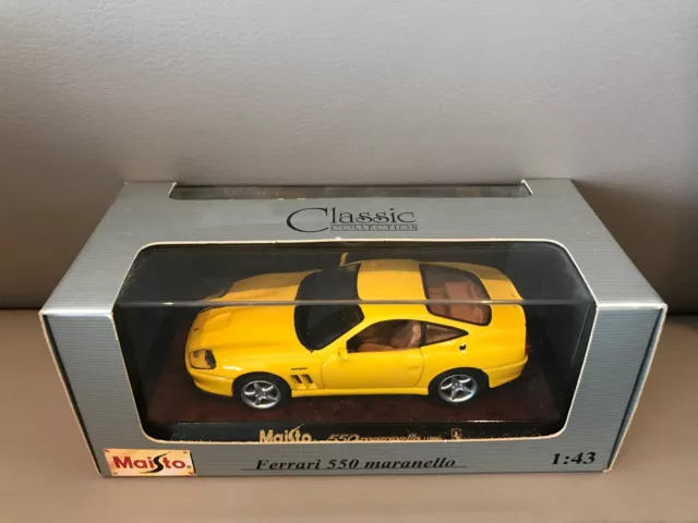 BBR GASOLINE MODELS Ferrari 550 Spa 2005 #67- Menx - Black 1:43 ...