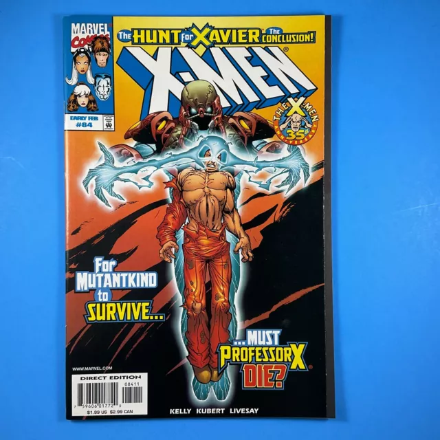 X-MEN #84 The Hunt for Xavier Conclusion Marvel Comics 1999