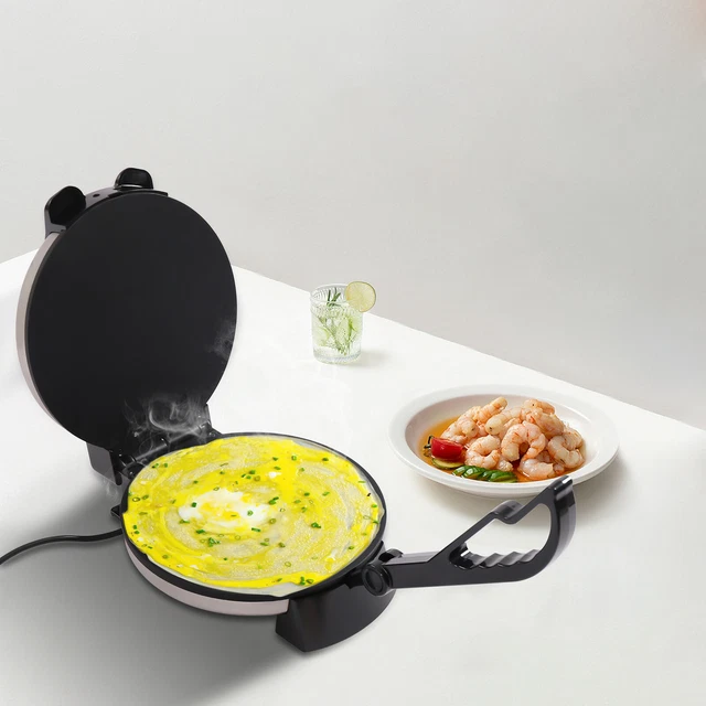 Outil de cuisson Tacos de presse de tortilla de pain plat Chapati électrique double face - Electroménager