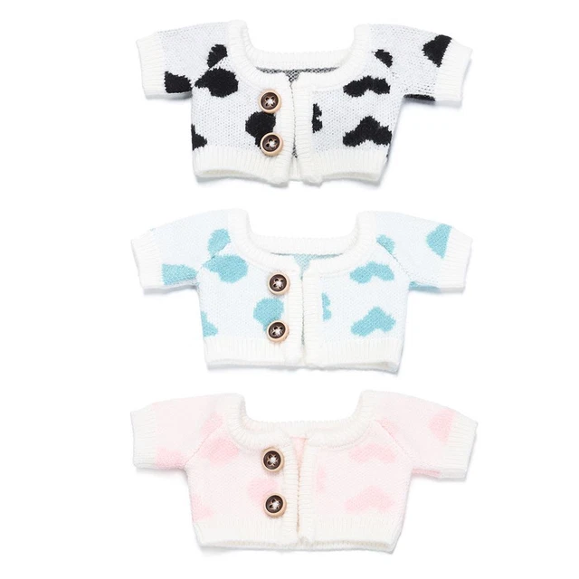 Dolls Sweater Tops 20cm Doll Clothes Doll Warm Sweater Knitted Sweater Clothes